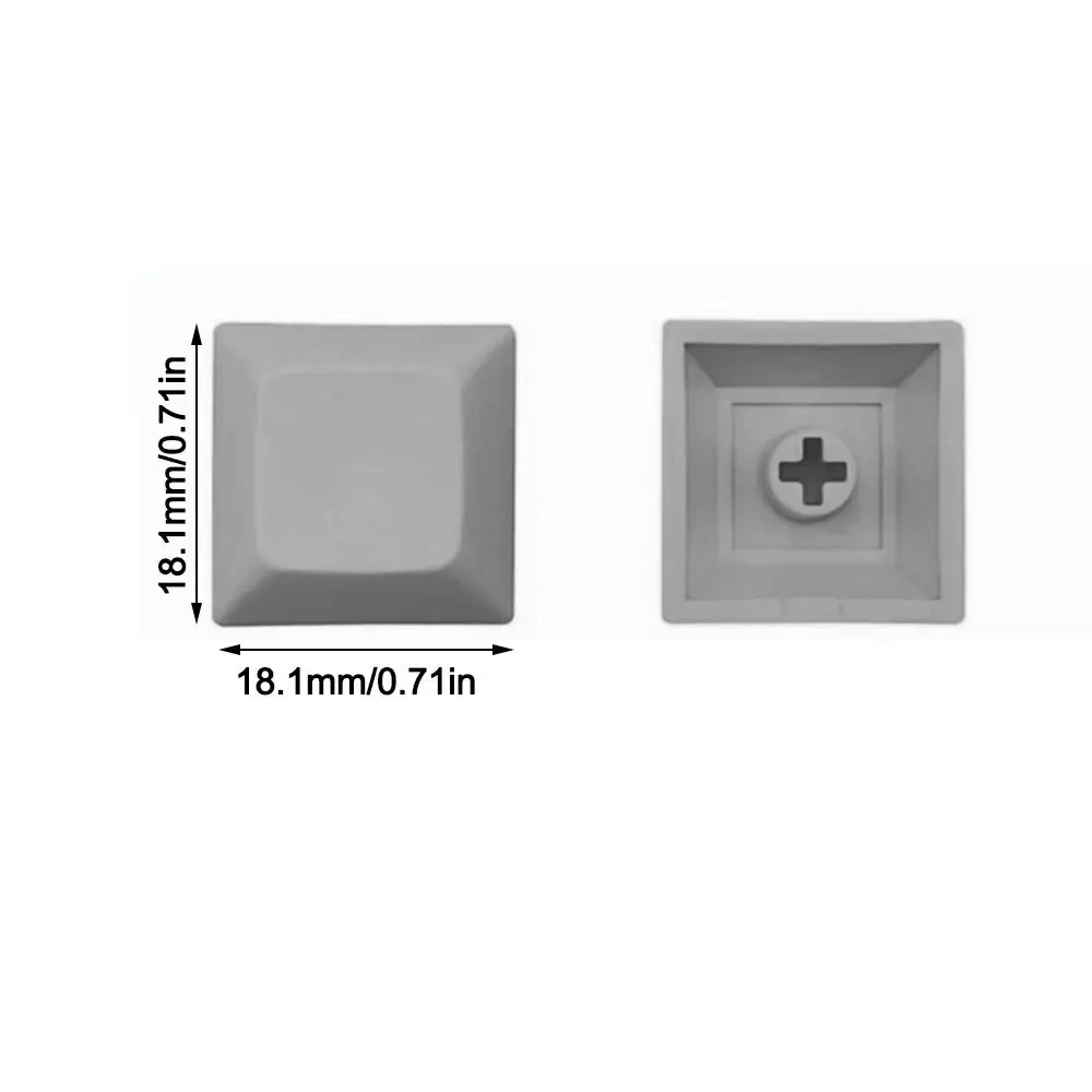 Dsa keycap mehrfarbige tastatur schlüssel kappe diy leere persönlichkeit ergänzung schlüssel kappen pbt dsa 1u höhe keycap für mx schalter