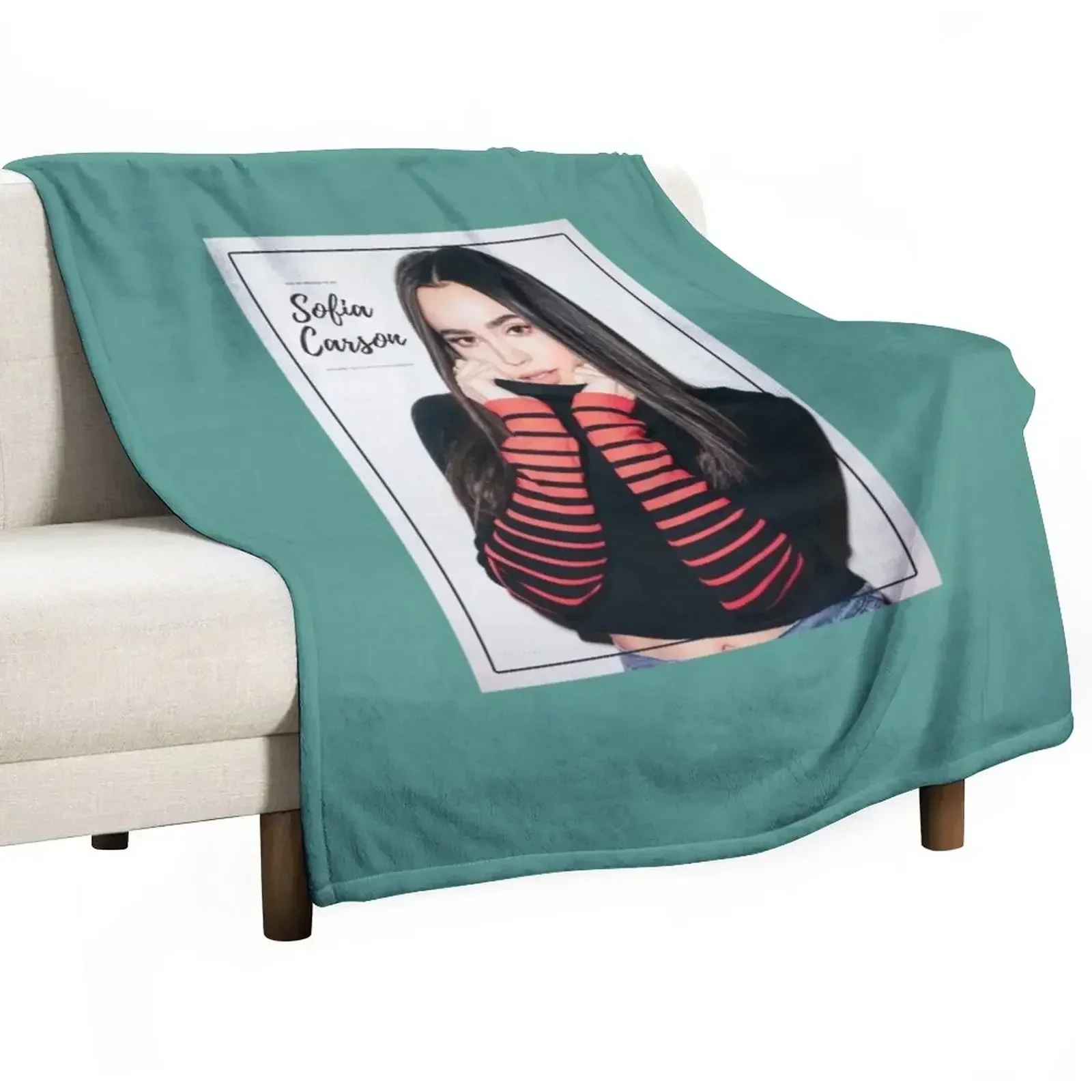 Sofia Carson Throw Blanket Cozy Warm Blanket for Bed Room Decor