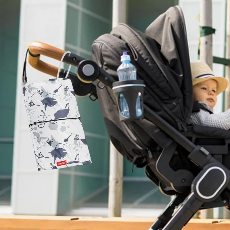 Tikar Popok Bayi Portabel Penutup Multifungsi Popok Perjalanan Tas Popok Lipat Tangan Bersih Tahan Air Bantalan Berubah Item Bayi