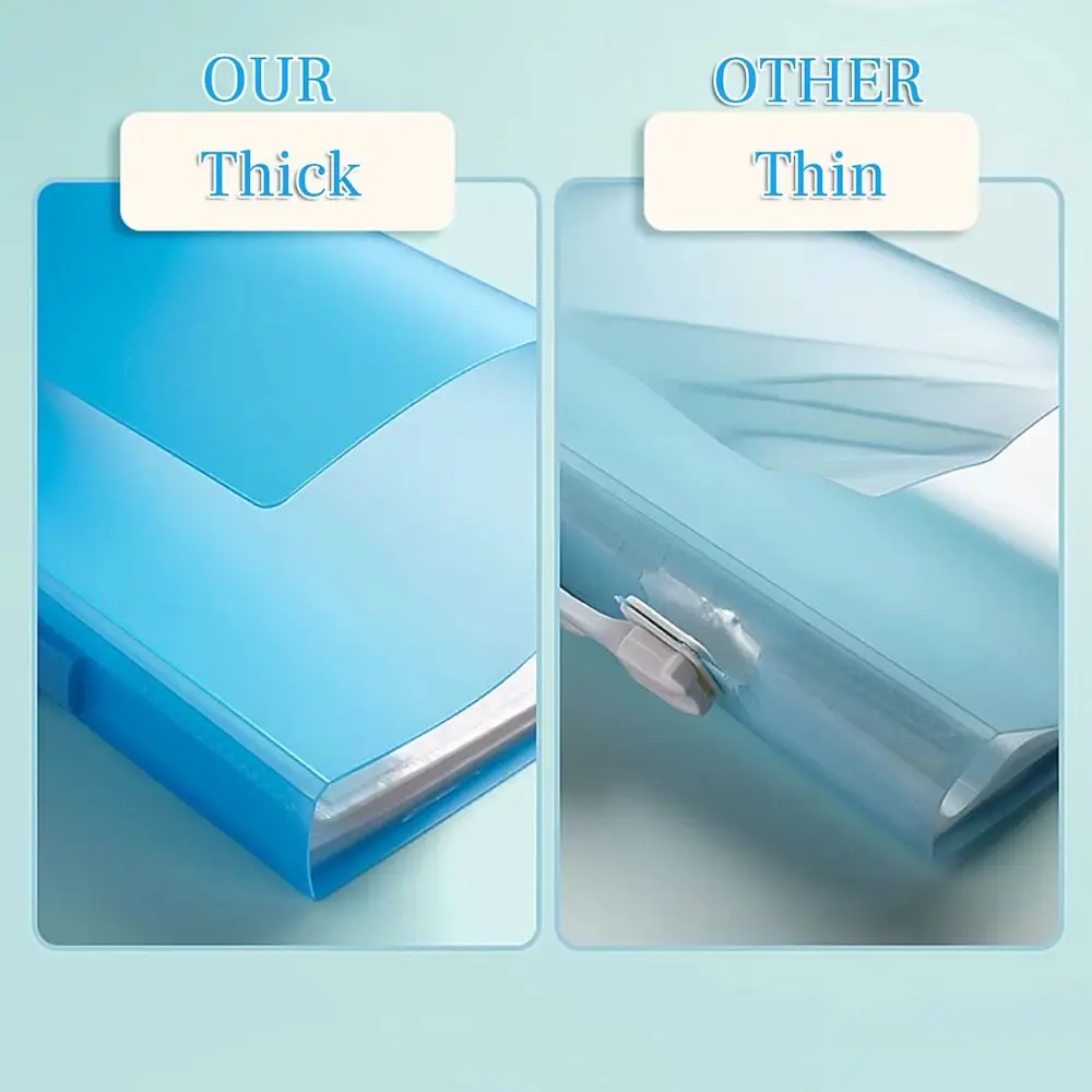1Pcs Diamond Painting Painting Storage Book Clear Pockets 60 Pages Photo Album Folder Large Capacity A3/8K Stationery Tool