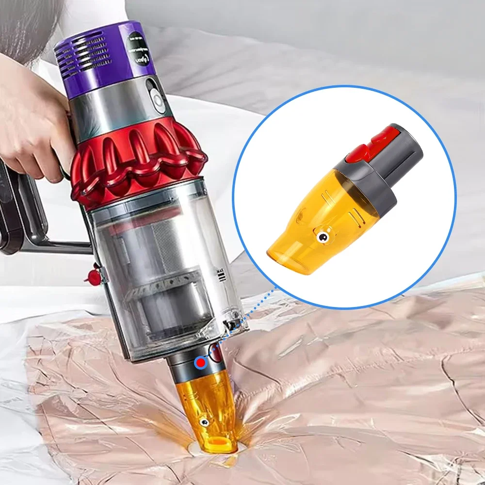 Household Vacuum Suction Head Adapter For Dyson V7 V8 V10 V11 V15 SV10 SV12 SV14 Vacuum Cleaner Compression Storage Bag Nozzle