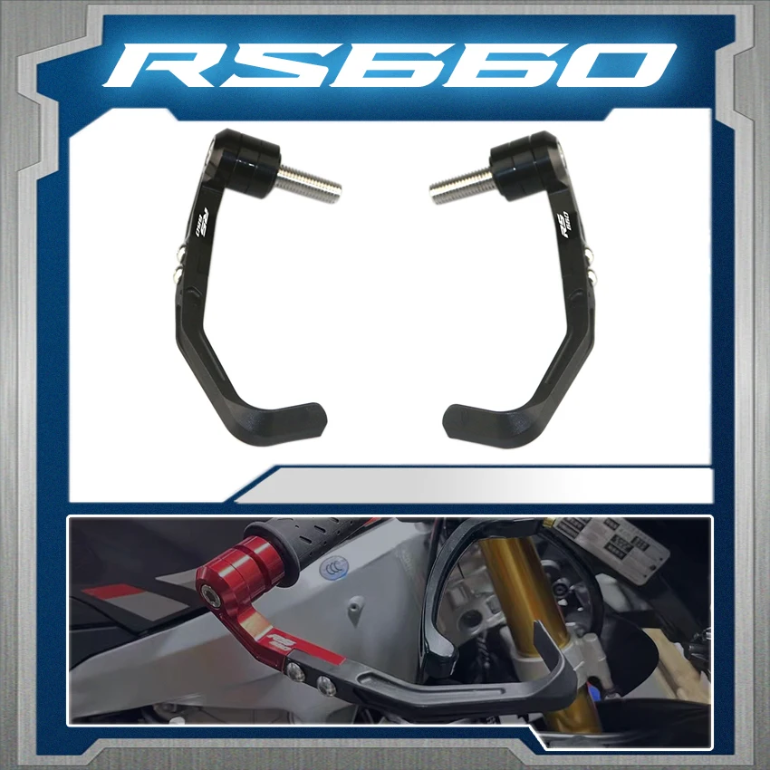 Best Motorcycle Accessories Motorcycle Brake Handle Protects CNC Adjustable Pro Hand Guard For Aprilia RS660 TUONO 2021-2024
