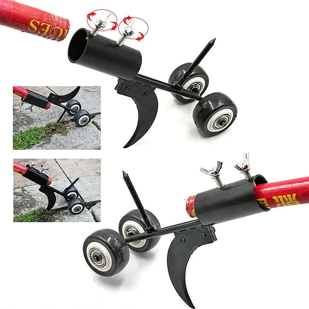 Stand-up Manual Weeder With Wheels Detachable And Multifunctional Wide Application Weed Snatchers Straight hook