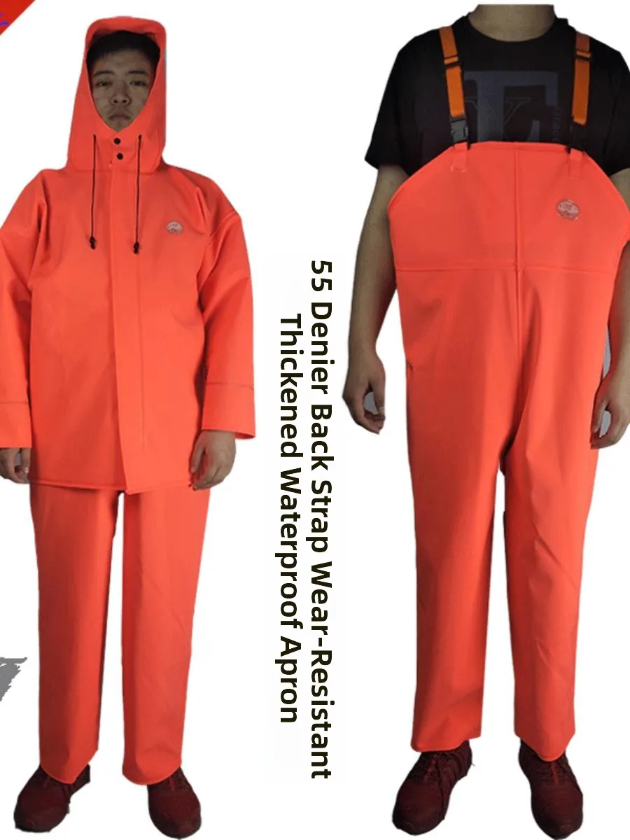 

Утолщенный водонепроницаемый комплект: куртка и брюки для рыбалки, дождевик, бренд Zhi Miao Rabbit, осенняя коллекция 2025