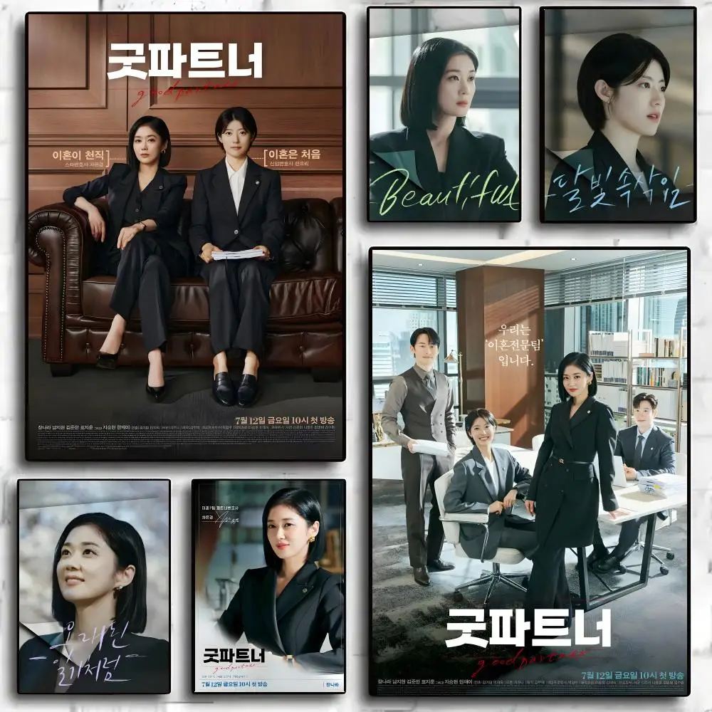 Good Partner Kdrama 굿파트너 Poster Living Room Bedroom Party Bar Decor Moisture-proof Art Wall Painting