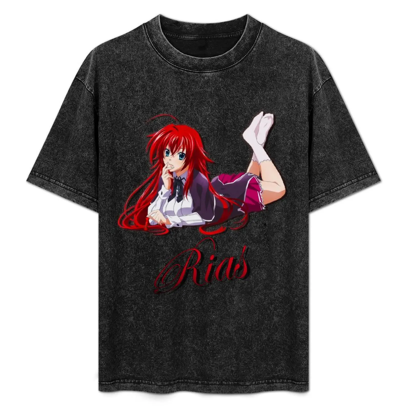 

Rias Gremory T-Shirt oversizeds rapper graphic tees t shirt men