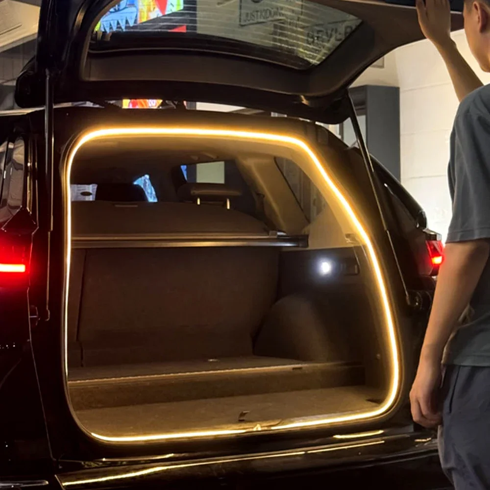 LED Car Trunk Strip Light Cuttable Ambient Interior Decorative Lamp for Honda  CRV/URV/HRV and Universal 12V Auto Accessories