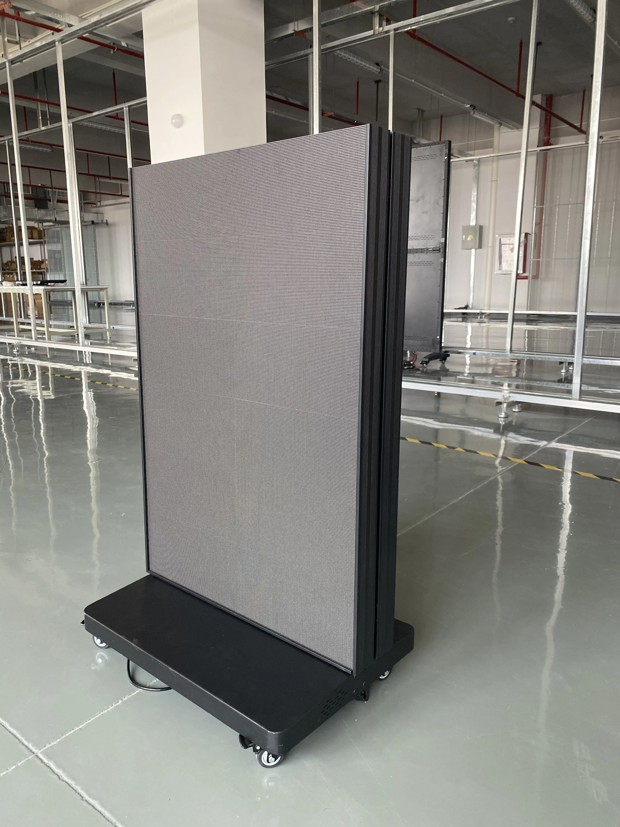 COB P1.2 P1.5 P1.8 P2.5 Indoor Foldrable Led Poster Screen Led Digital Display for Banner Portable Led Video Wall for Store