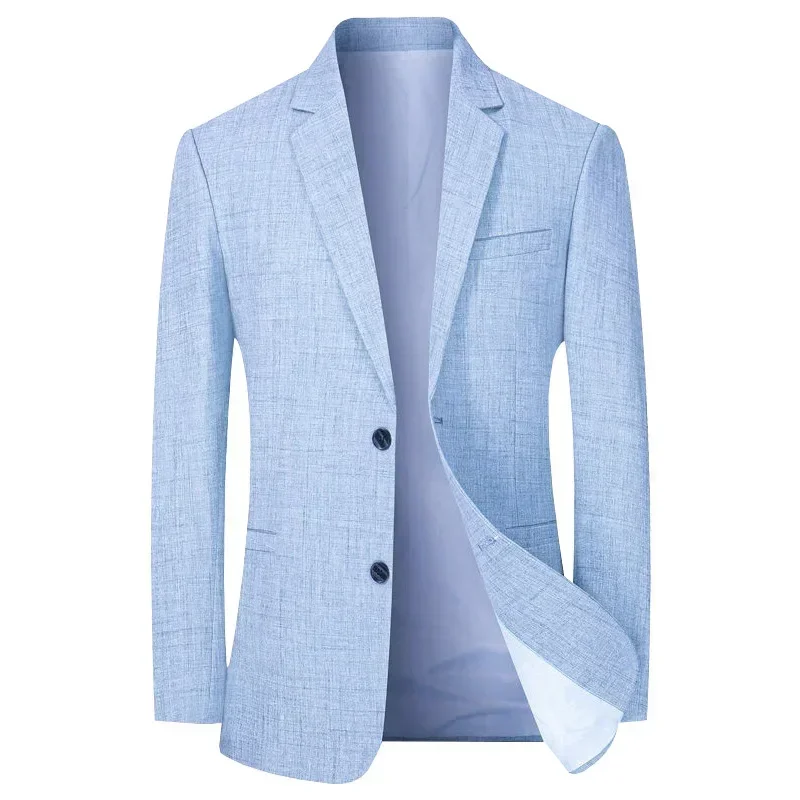 2023 Spring Mens Blazer Jacket High-quality Thin Style Business Casual Slim Fit Suit Jacket Coat Wedding Suits for Men Size 4XL