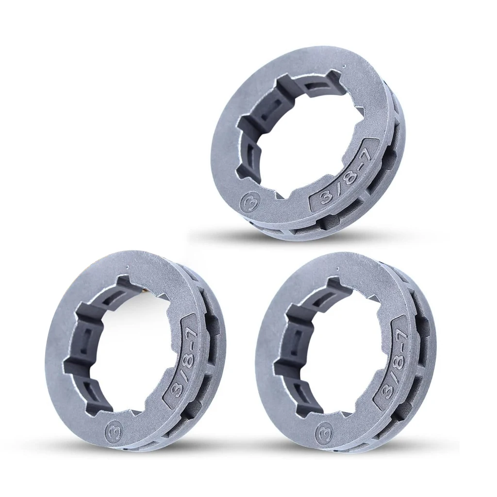 

3/8 7T SPROCKET RIM 22MM fit For Husqvarna 357 359 362 365 371 372 380 385XP 390XP, SPROCKET RIM (3/8" 7T STANDARD 7 SPLINE)