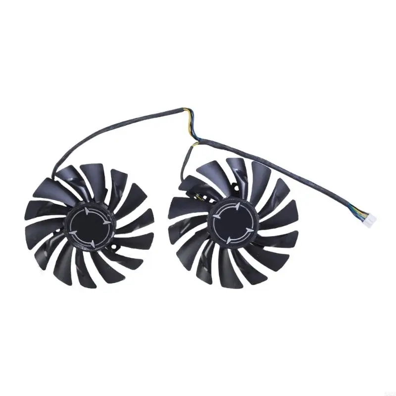 A52B Quiet 4pin Graphics Card Fan per RX470 RX480 RX570 Radiatore della scheda grafica per i giocatori affidati PLD09210B12HH
