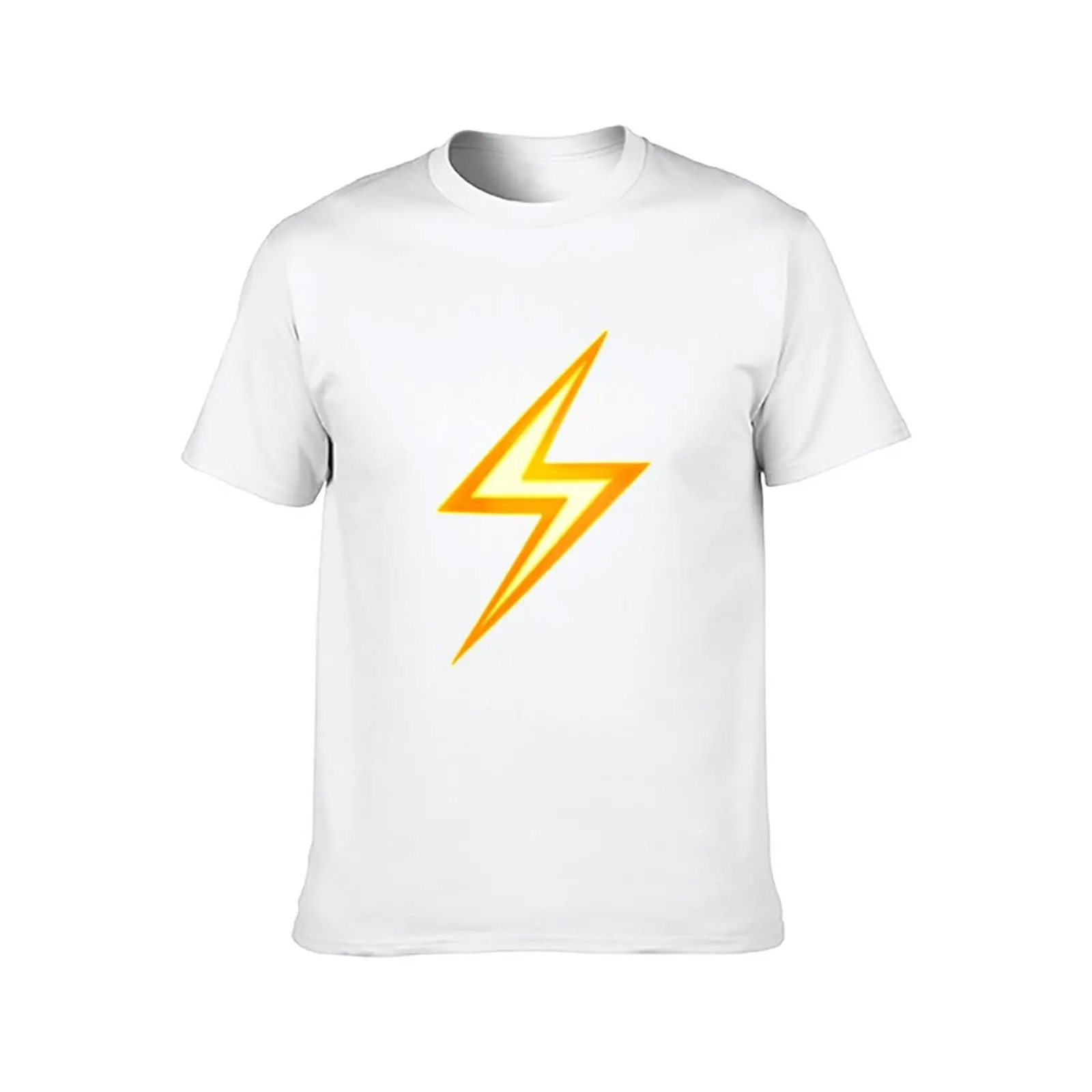 Lightning Bolt Emoji T-Shirt anime shirt customizeds graphics luxury designer compression shirt men