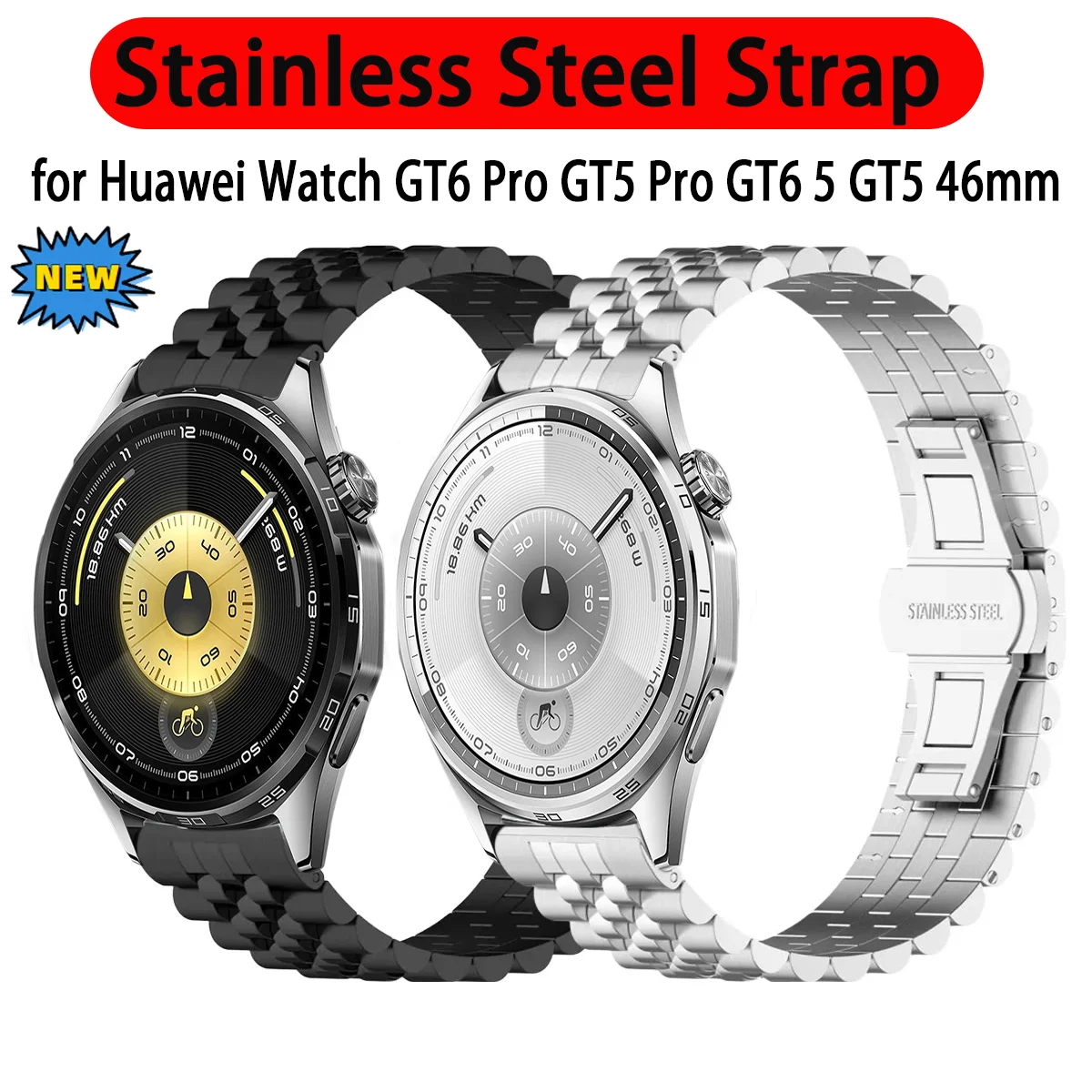 22Mm Metal Strap Fo… - image