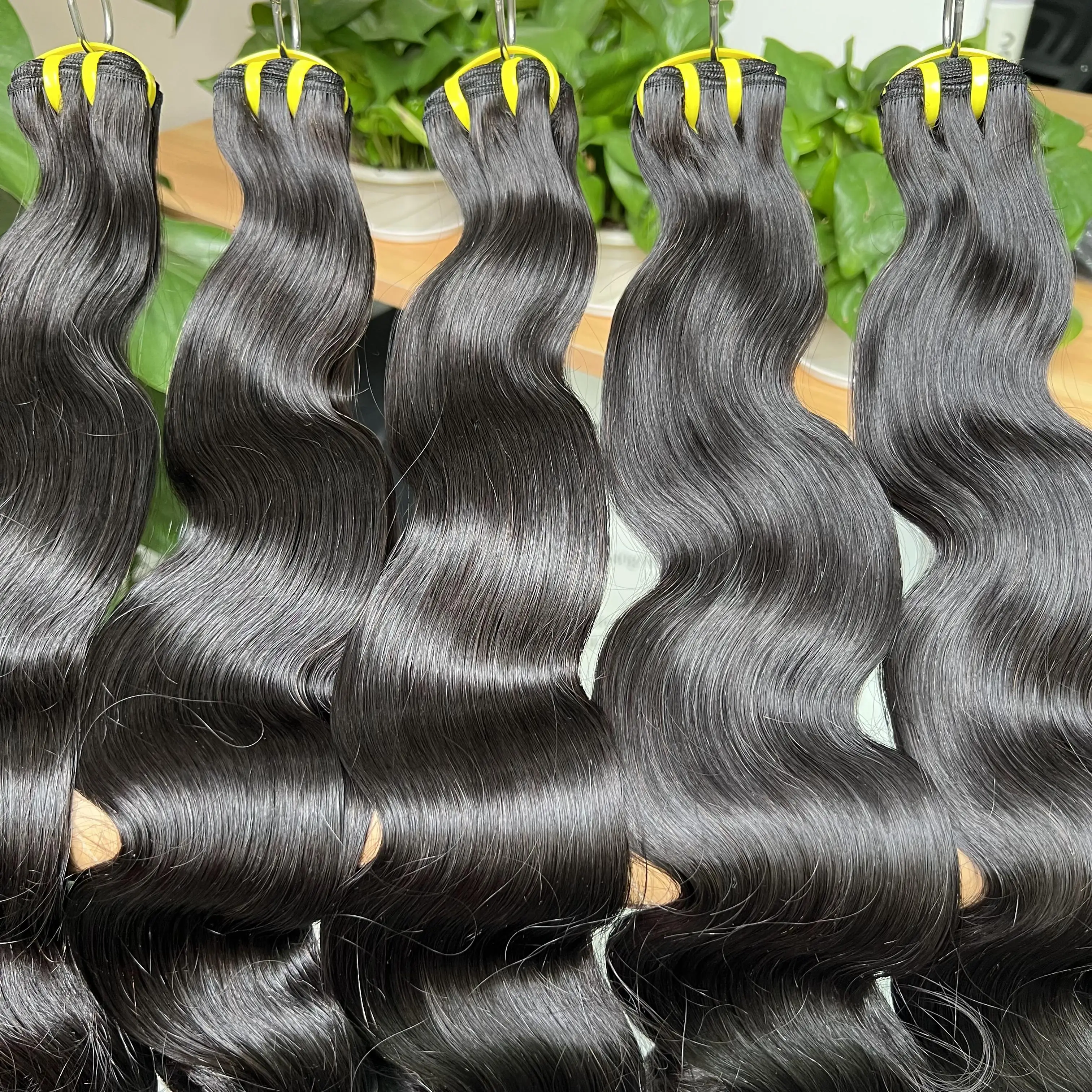 SWANEE Body Wave Human Hair Bundles Remy Unprocessed Raw Virgin 100% Human Hair Doule Drawn Wholesale Natural Tissage Extensions