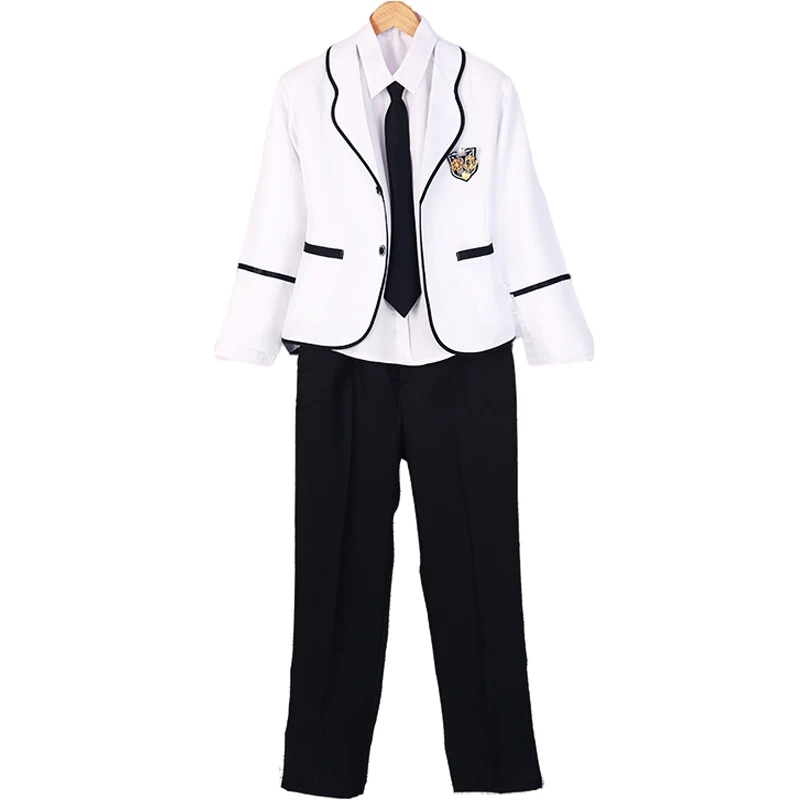 Japan En Zuid-Korea Student Jk Uniform Set Lange Mouw Koor Schooluniform Junior Middelbare School Jongens Meisjes Studentenkleding