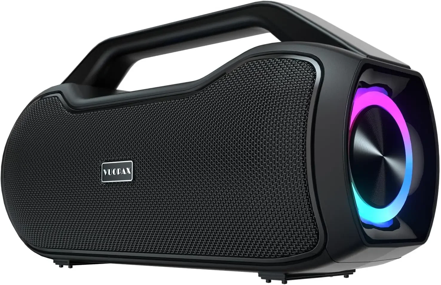 

Portable Bluetooth Speaker Bass Boost, 120W Peak Loud Powerful Speakers Wireless w/2*Bass and 2*tweeters, 20H Playtime,IPX6 Wate