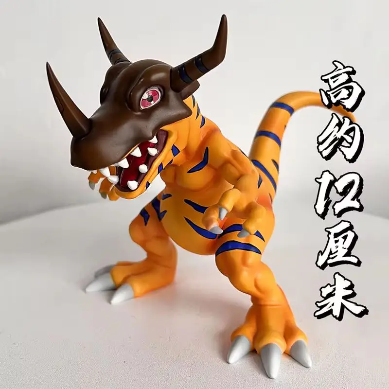 12cm Kawaii Anime Figures Gk Greymon Agumon Figurine Cute Gabumon Pvc Action Figure Collectible Model Decoration Toy Kid Gift