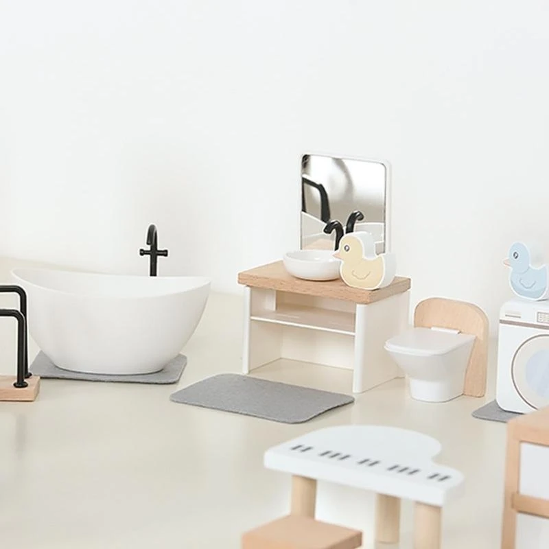 1:12 بيت الدمية مطبخ مصغر لغرفة الأطفال بيت الدمية أثاث لعبة 15UB