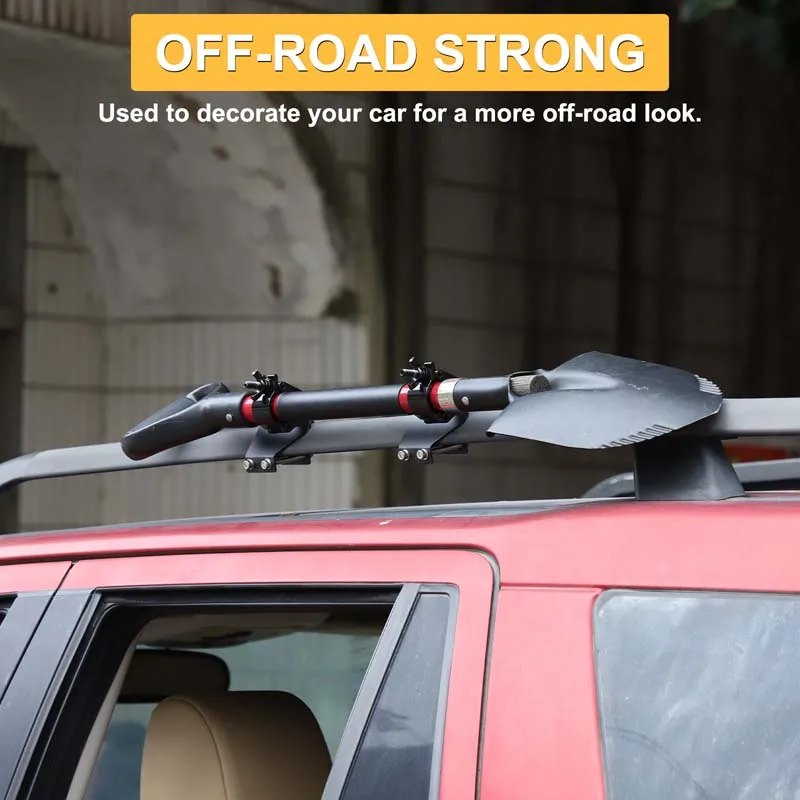 

For Land Rover Freelander 2 2007-2015 Carbon Steel Black Car Roof Rack Engineering Shovel Bracket Car Accessories