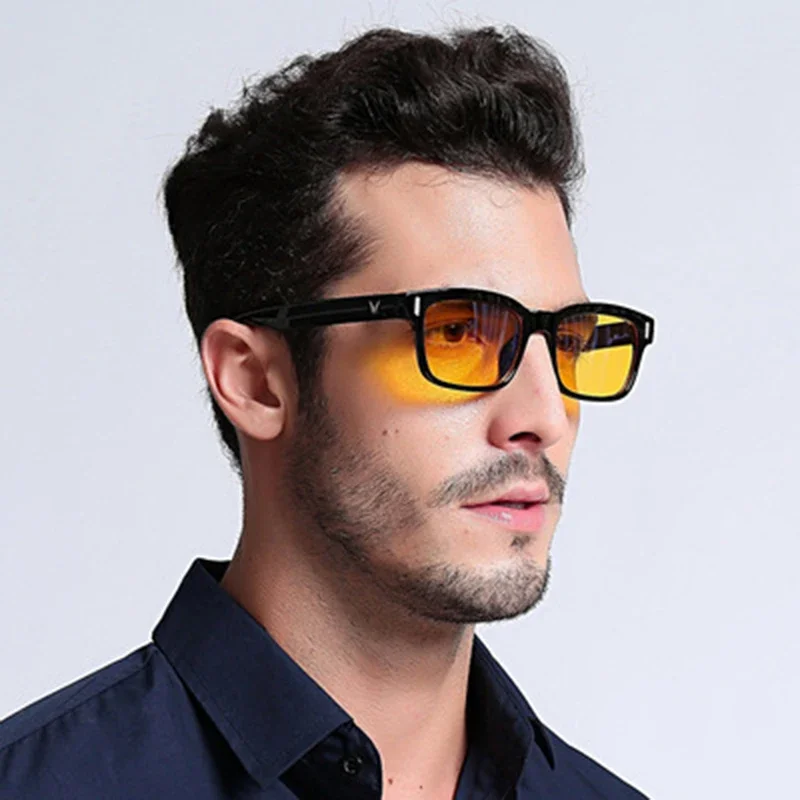 Blue Ray Computer Glasses Men Screen Radiation Eyewear Brand Design Office Gaming  Light Goggle UV Blocking Eye Spectacles