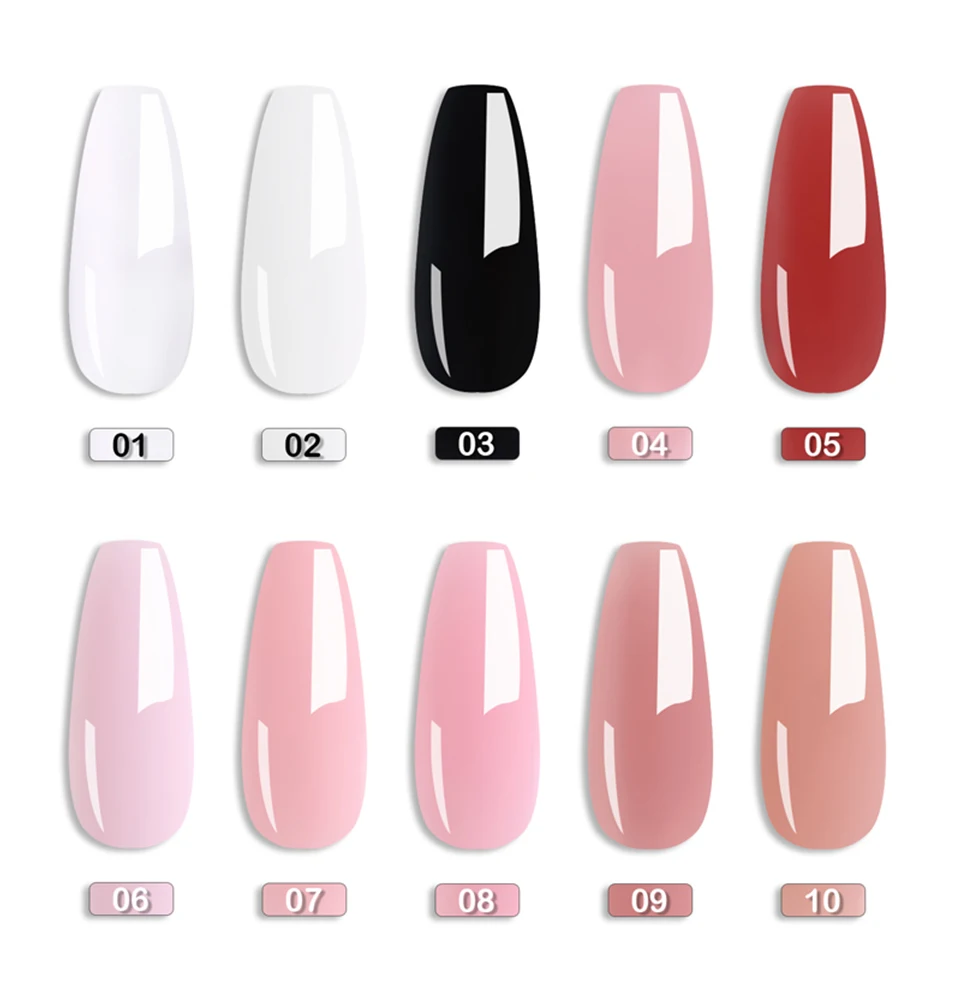 OXXI Acrylic Gel for Nail Extension 30ml Thicker UV Poly Nails Gel Semipermanent Acryl Gel Nail Polish Manicure Builder Varnish