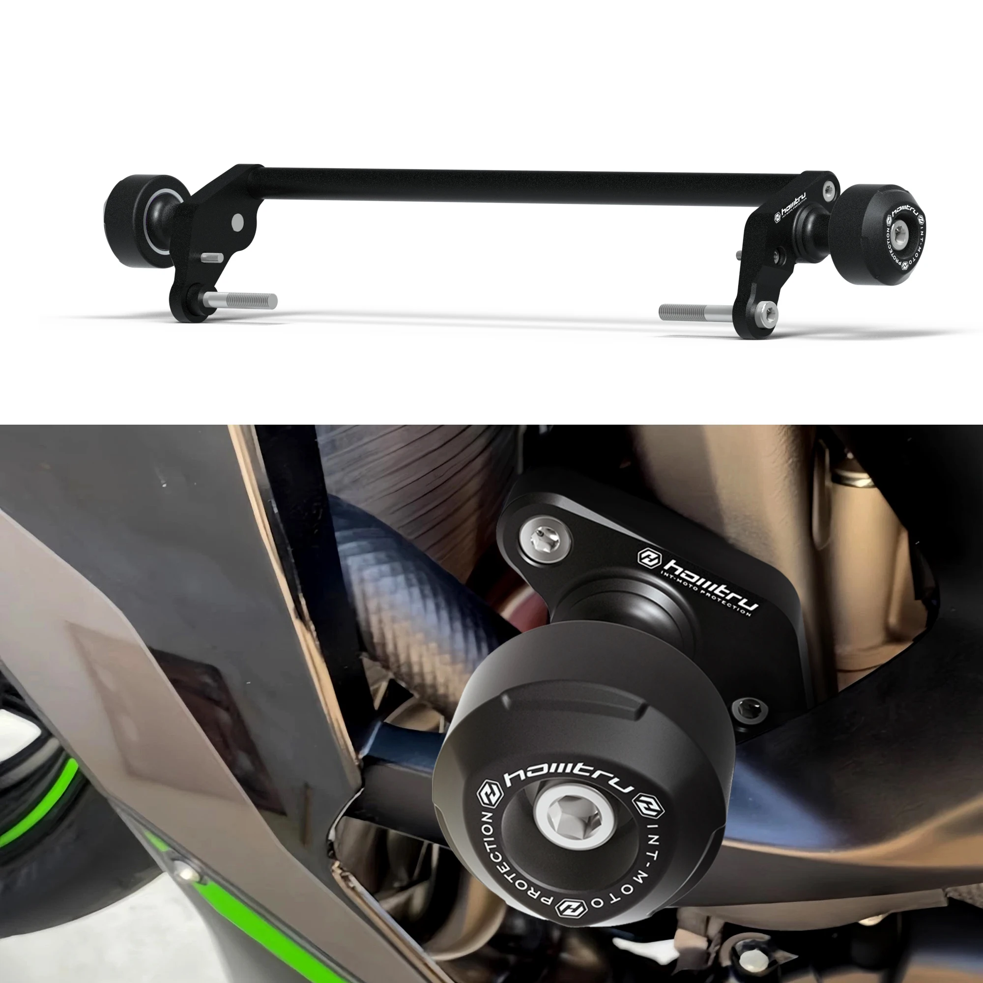 

Motorcycle Crash Protection Frame Sliders for Kawaskai ZX-6R ZX6R 2024-2026