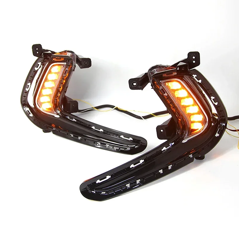 LED Fog Light Front Bumper LED Daytime Running Light Fit For Hyundai Elantra 2016 2017 2018 LED Turn Signal Fog Lamp Assembly