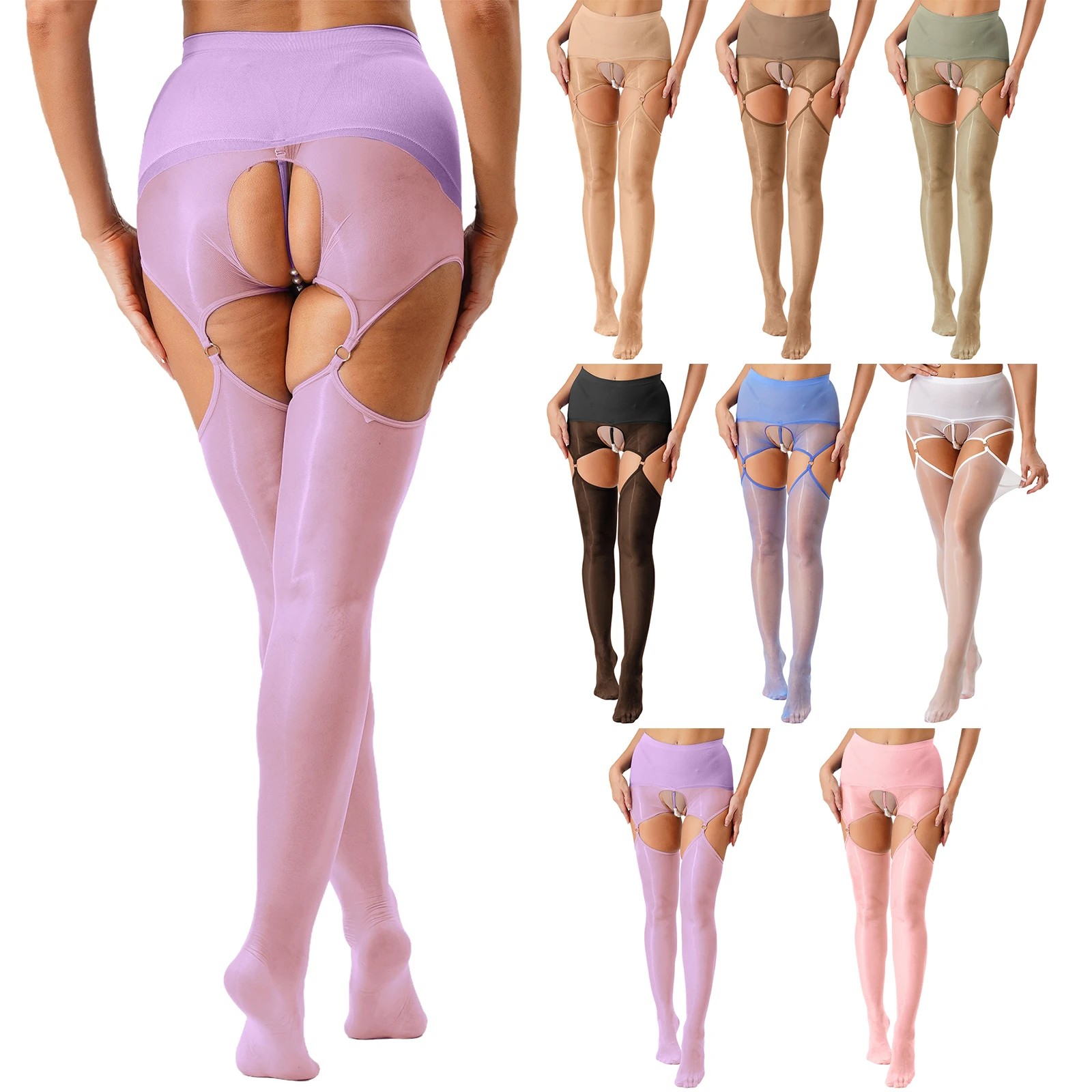Vrouwen Flirten Open Butt met Faux Parels Kruis Panty Erotische Kousen Betaalde Ultra Dunne Panty voor Vuile Temping Ondergoed
