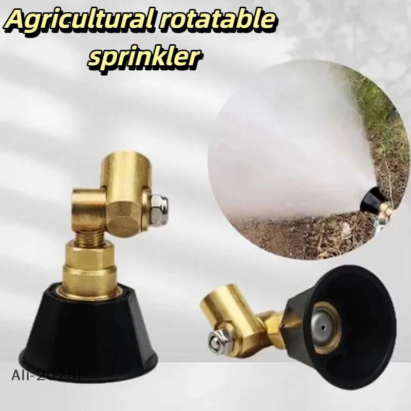 

Universal High Pressure Pesticide Sprayer Nozzle Agricultural Atomization Adjustable Agricultural rotatable Copper sprinkler