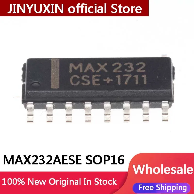 10-20Pcs 100% New Original SMD MAX232AESE SOP16 MAX232 chip transceiver RS-232 package imported In Stock