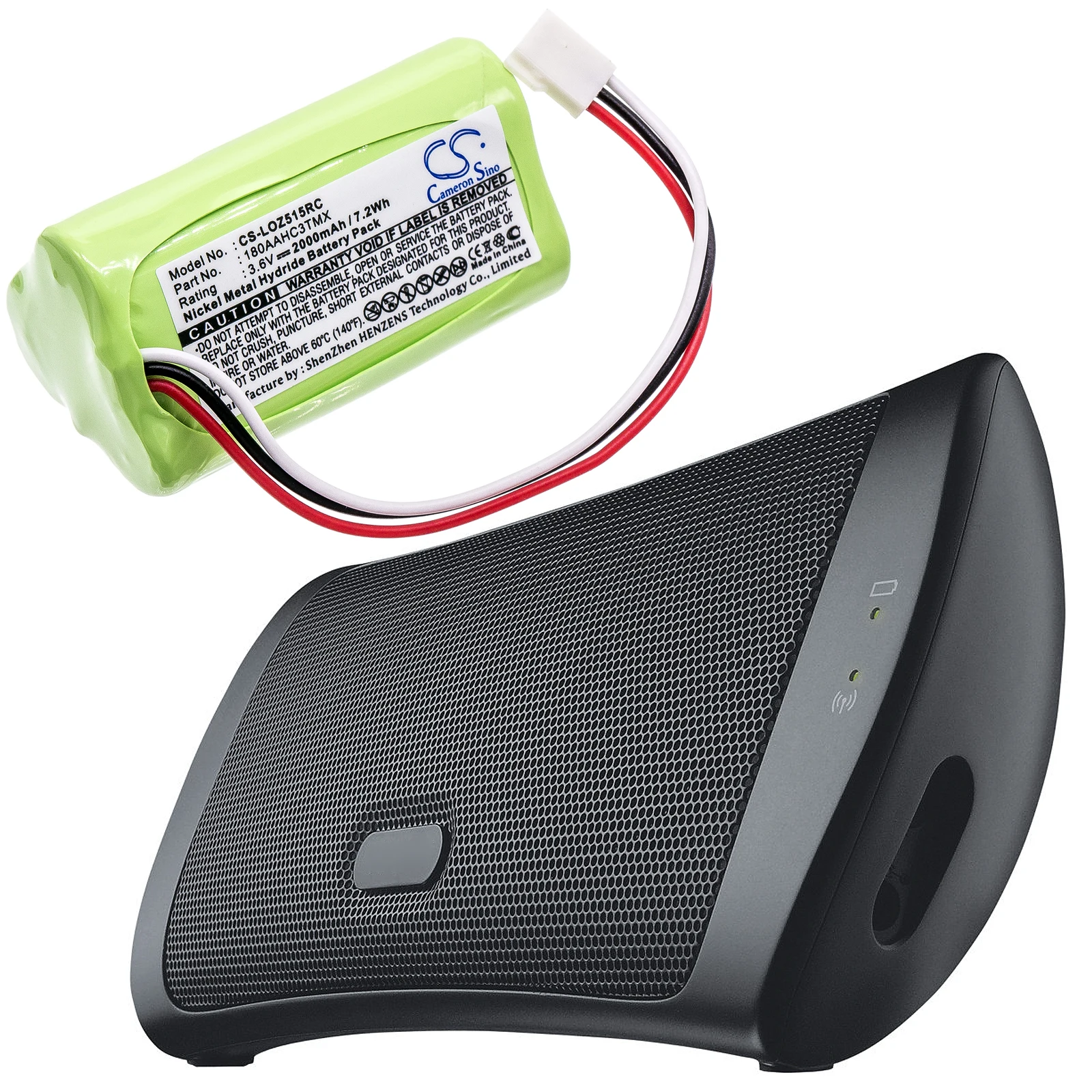 

Ni-MH Speaker Battery for Logitech,3.6v,2000mAh,Z515,S315i,S715i,180AAHC3TMX,993-000459