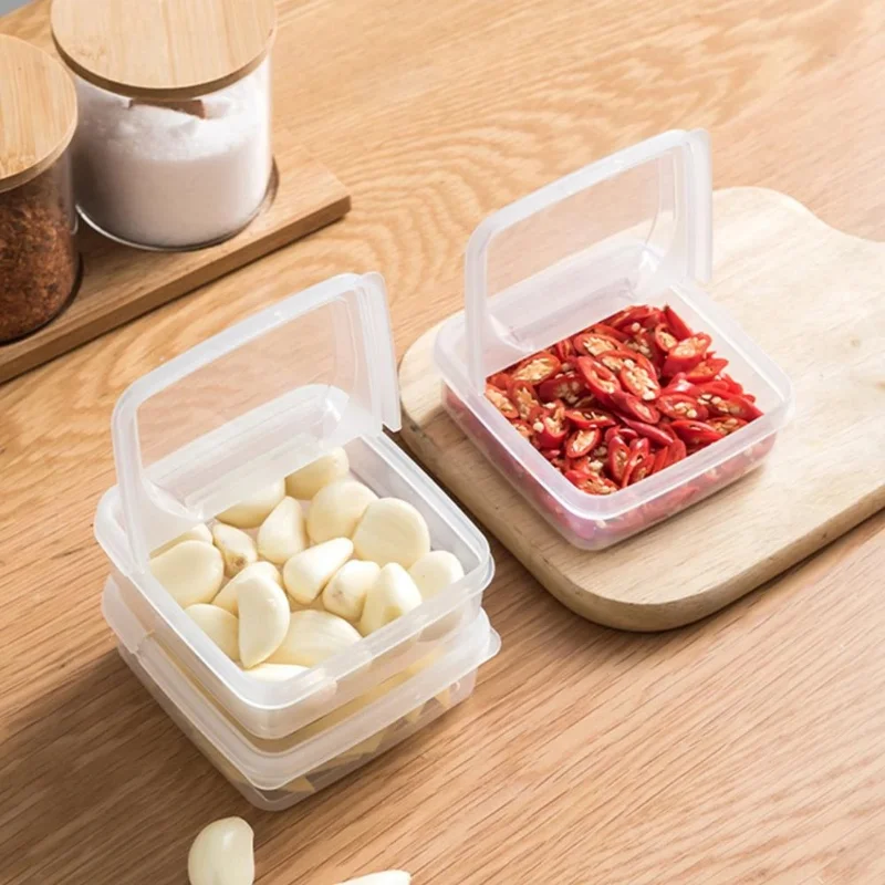 Butter Cheese Storage Box Portable Refrigerator Fruit Vegetable Fresh-keeping Organizer Box Transparent Cheese Container  Box