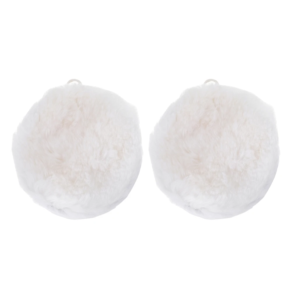 

2Pcs Wool Disc Lightweight Pad 1000 2000RPM Buffing Car Accessories White Surface Conditioning Surface Conditioning Tool Tool