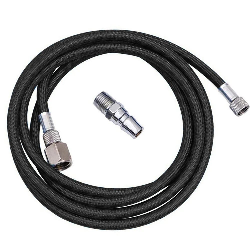5 9ft Flexible Nylon for braided Hose with Quick Connect Accessories Perfectly Suited for Connecting Airbrush to Any Compressor