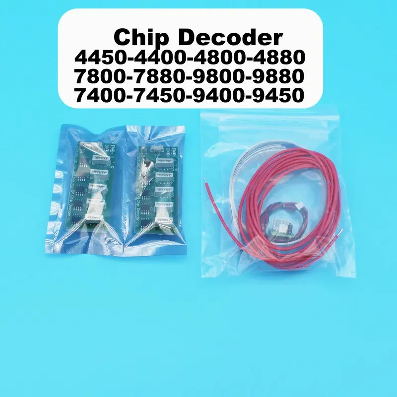 Auto Reset Chip Decoder Board for Epson 4880 7880 9880 7450 9450 4450 4400 7400 9400 4800 7800 9800 resetter decryption card ic