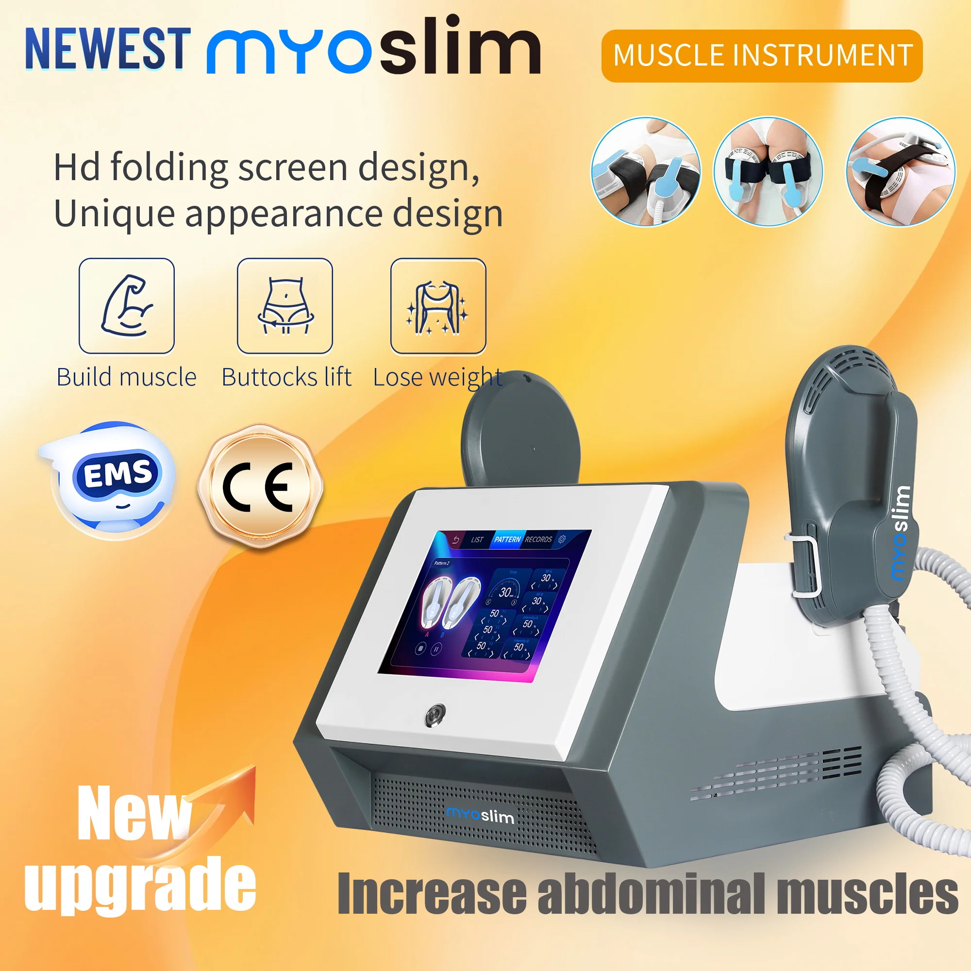 

Машина для моделирования тела MYOSlim EMS, 6500 Вт, сильная мощность, наращивание мышц, оборудование для похудения, уменьшение жира
