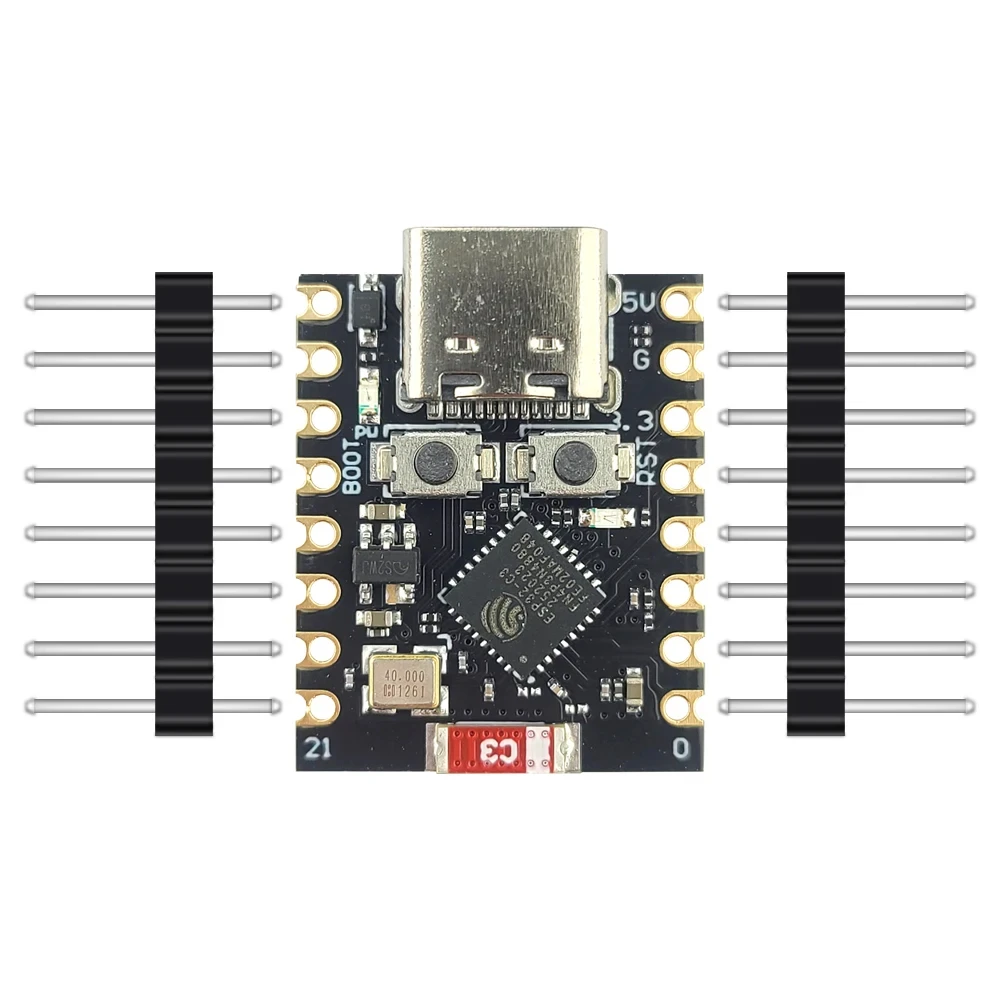 Carte de développement ESP32 C3, Mini Module Wifi BT RISC-V, processeur monocœur 32 bits type-c 16 broches ESP32-C3