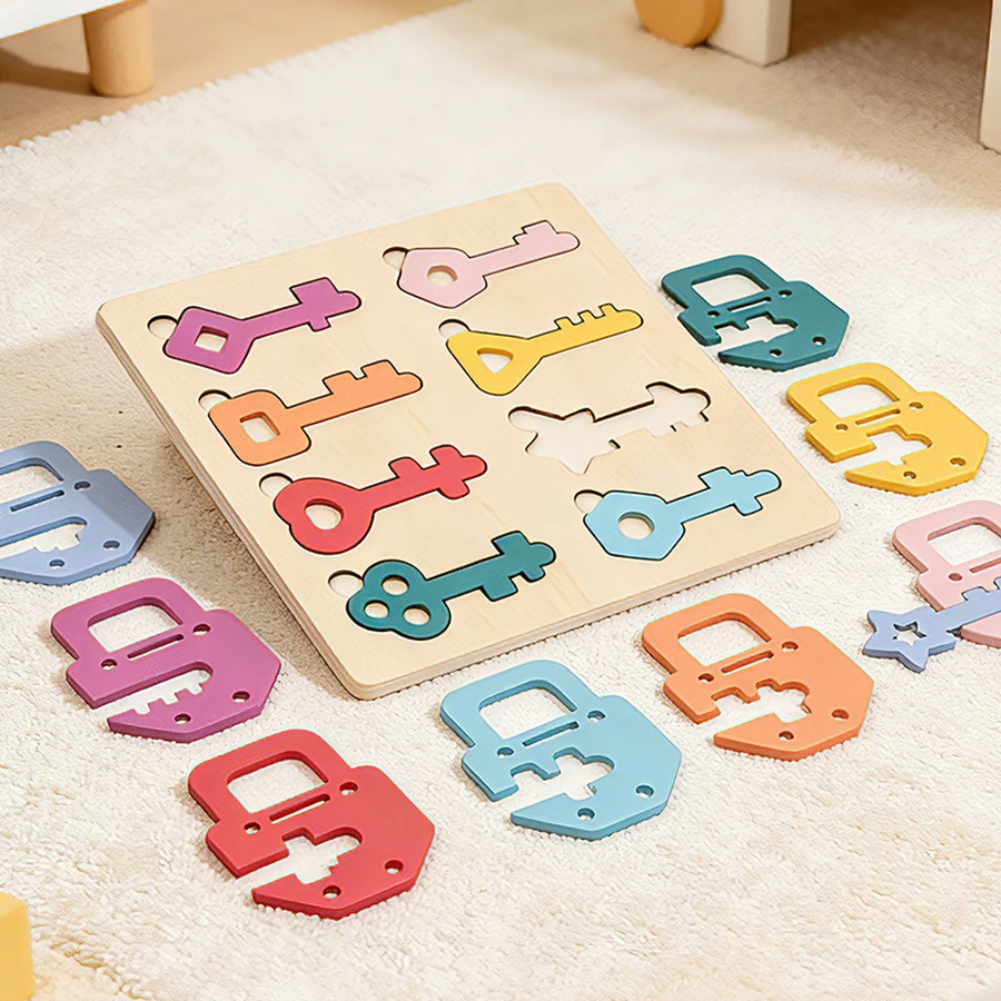 

Развивающая игра-головоломка Baby Lock: Сочетание ключей и цветов по методике Монтессори. Сенсорная игрушка для развития мелкой моторики и когнитивных навыков. Обучающий подарок для дошкольников.