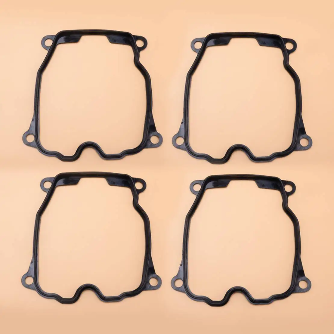 420630260 4pcs Valve Cover Gasket Black Rubber Fit for Can-Am Outlander Renegade 500 800 Commander 1000 Maverick Defender