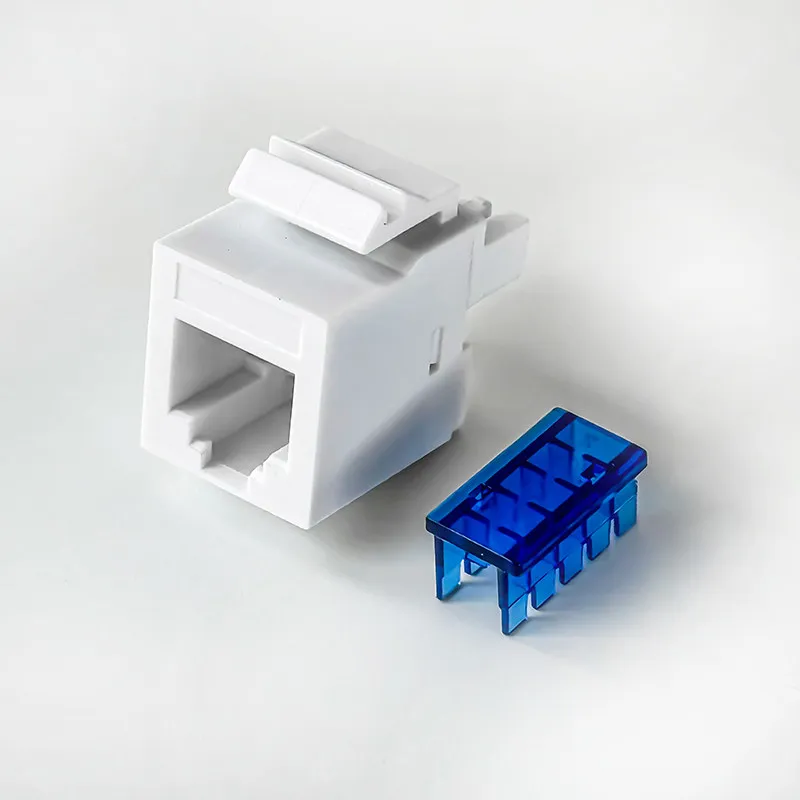 (10Pcs/Pack) Linkwylan CAT3 Telephone Keystone Jack Toolless Module Network Voice Tool-free to RJ11 6P4C Female White