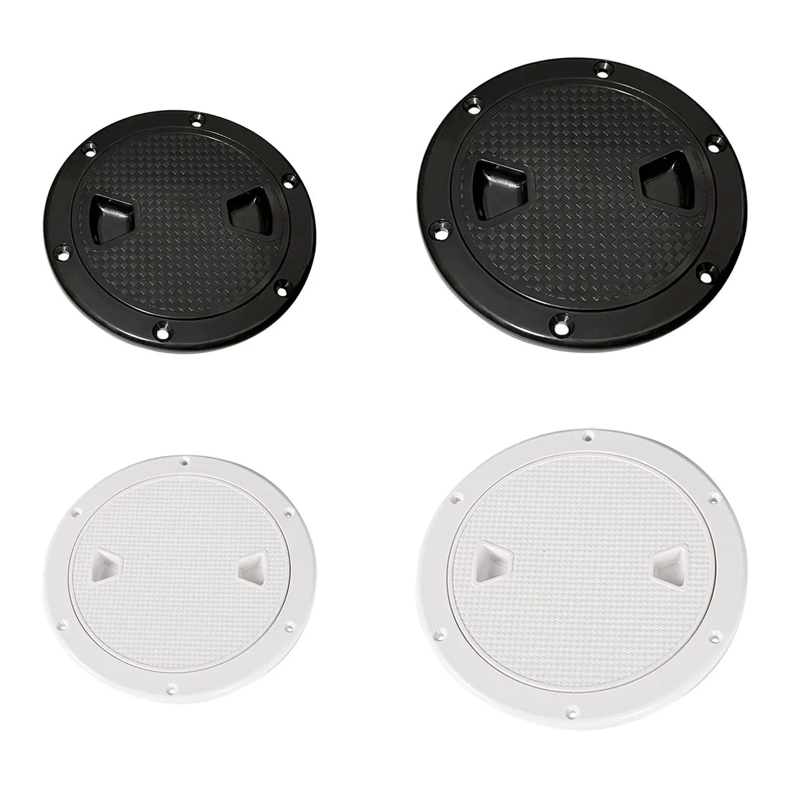 Inspection Boat Deck Plate Cover Marine Accessory Attachment Circular Boat for RV Outdoor Facilities Marine