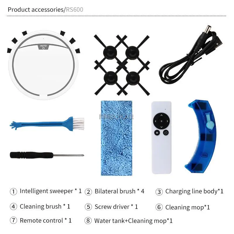 Robot de barrido inteligente para el hogar, máquina de limpieza automática con Control remoto por aplicación, aspiradora perezosa