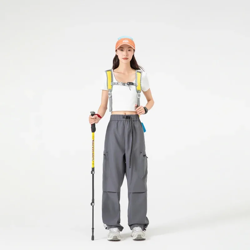 Pantalones de hombre Casual primavera y otoño pantalones Cargo elegantes hombres High Street Hip Hop pantalones de chándal ajustados hombres pantalones ligeros