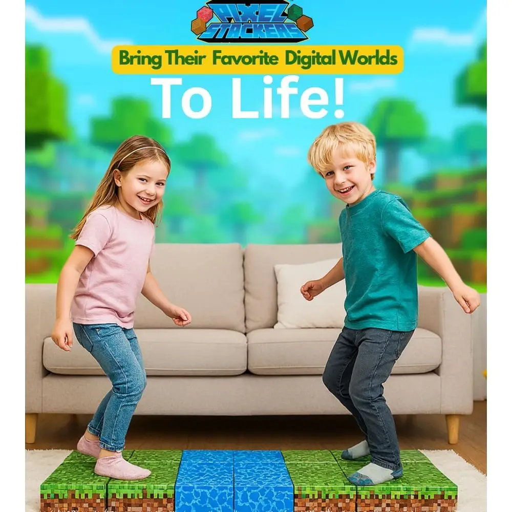 مجموعة مكعبات بناء من الورق المقوى المكونة من 100 قطعة للأطفال: كتل كبيرة للعب الإبداعي والتعلم المبكر