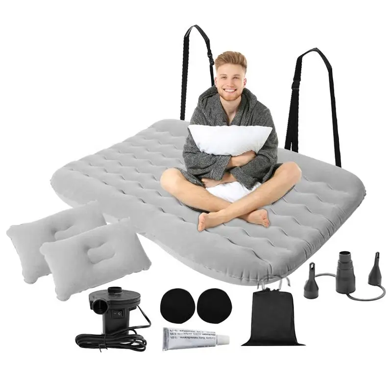 

Car Inflatable Bed Car Camping Air Mattress Bed With Air Pump Back Seat Bed For Car Travel Camping Portable Car Air Bed Car