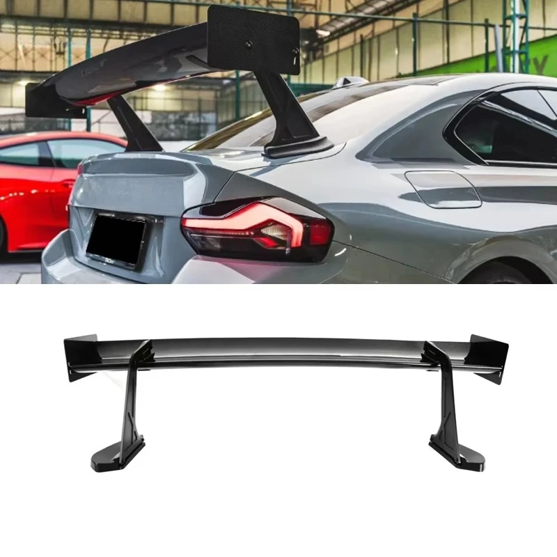 

Dry Carbon Fiber Rear Wing Perfect Fitment Spoiler Rear Trunk Wing for M2 G87 V Style Tail Wing Rear Spoiler Lip Wings