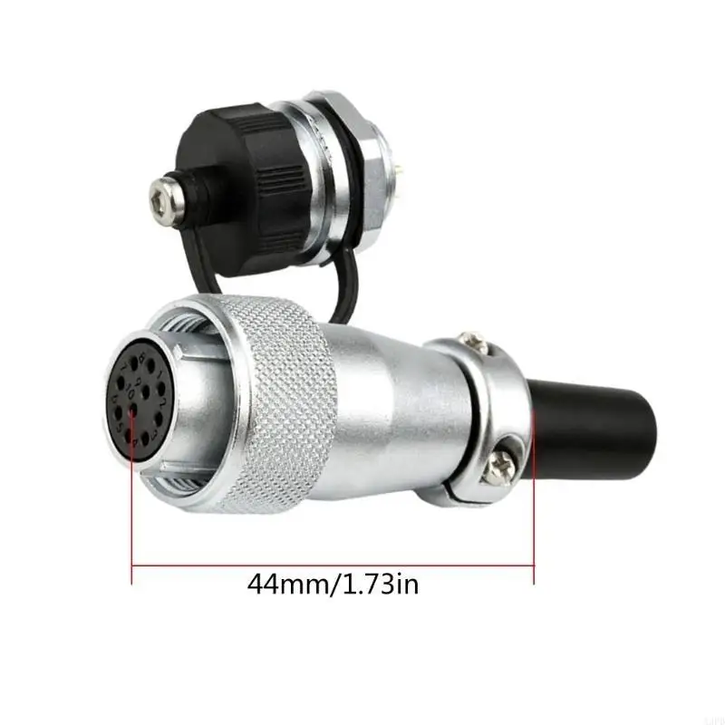 

A3PD WS16 2 3 4 5 7 9 10Pin Connectors, WEIPU TQ+ZM M16 Industrial LED Waterproof Aviations Connectors Thread Panel Mounts