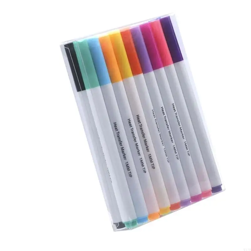 

12/18 шт. ручка для переноса утюга для футболки, сумки, обуви, шляпы, маркер для ткани 12/18 цветов, ручка для переноса вышивки