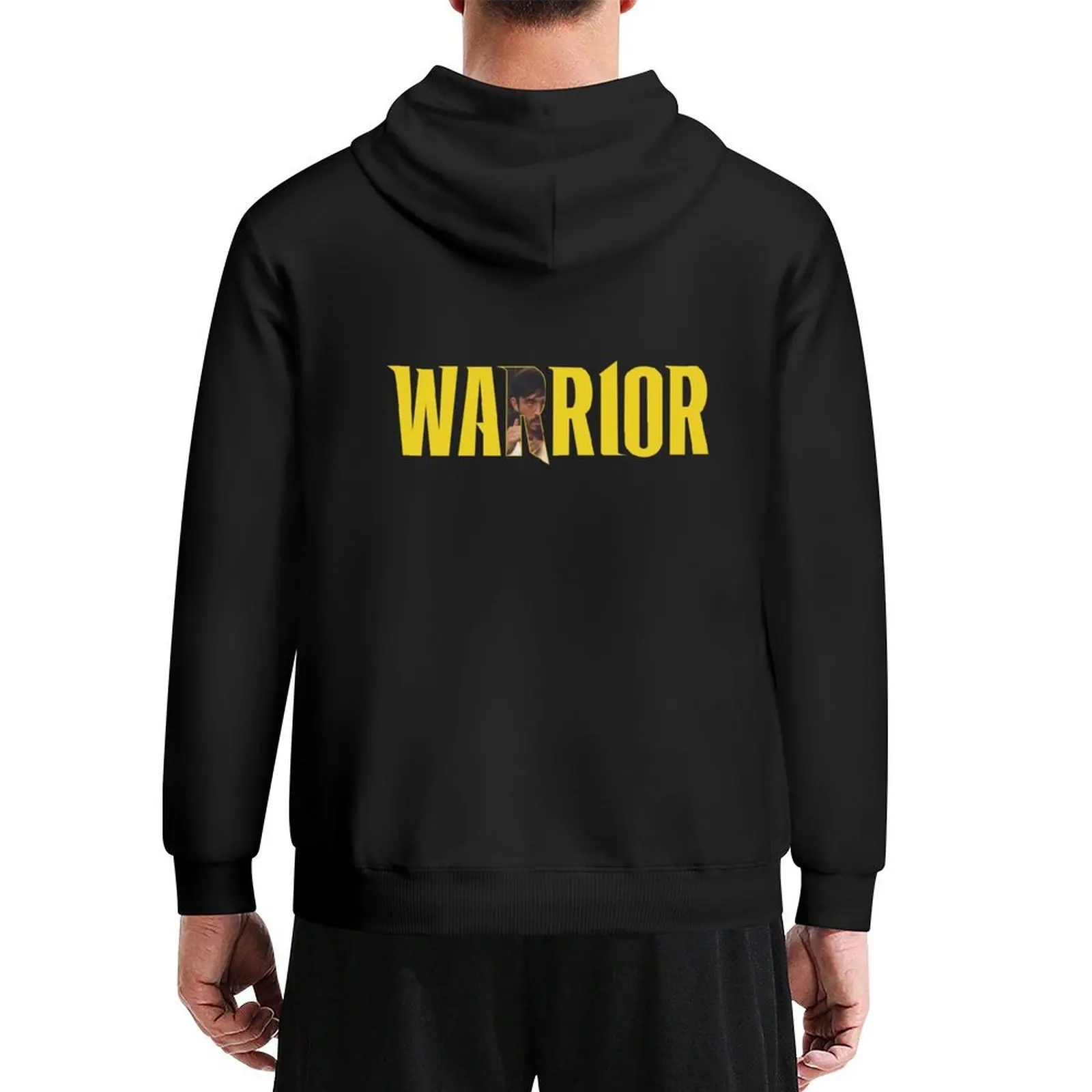 

Warrior Logo with Ah Sahm Hoodie mens clothes men's autumn clothes men's sweat-shirt anime clothing hoodie streetwear
