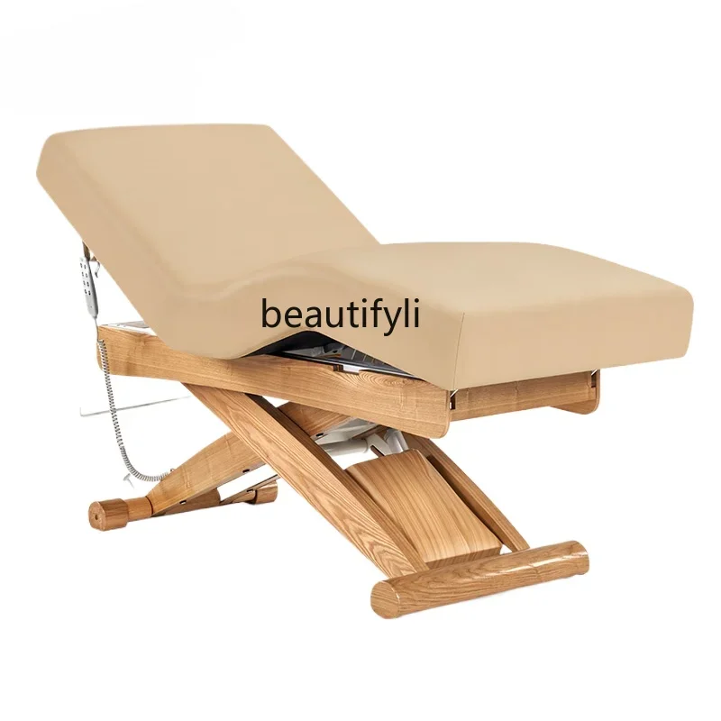 

Massage Electric Lift Beauty Care Bed High-End Body Tattoo Embroidery Massage Therapy Bed Thick Sponge